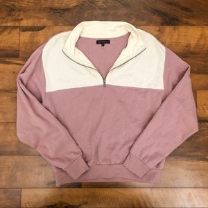 LA Hearts oversized 1/4 zip